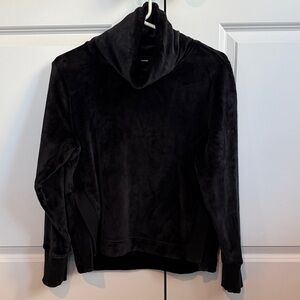 Athleta Cozy Karma Black Cowl Neck Pullover. Size XS